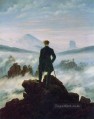 霧の海の上を放浪する人 HSE ロマンチックな風景 カスパール・ダーヴィッド・フリードリヒ山